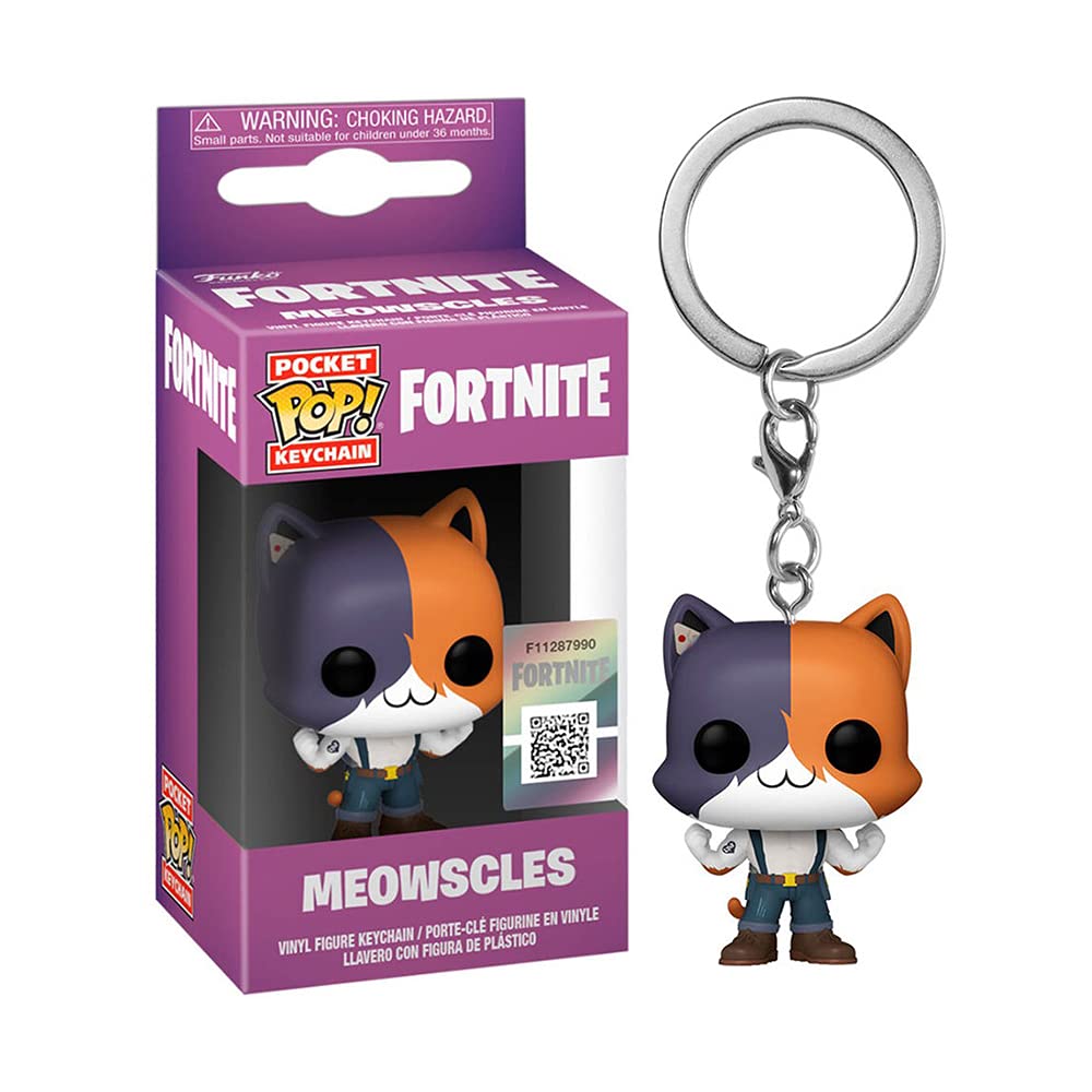 Funko Pop! Keychain: Fortnite - Meowscles - Collectable Vinyl Mini